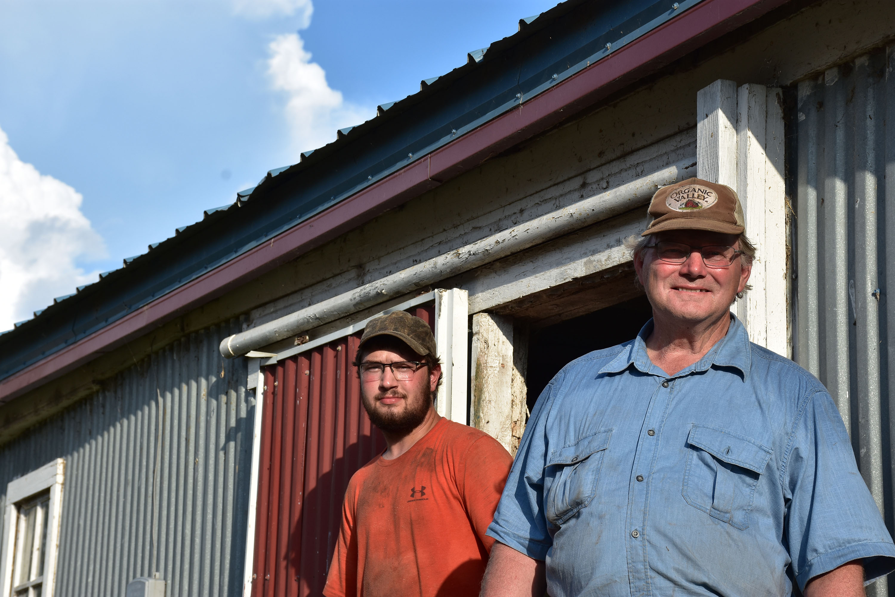 portrait of dairy farm owners