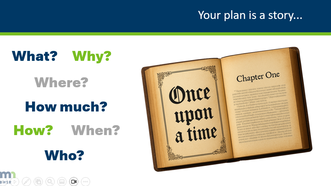 a screen shot from a video showing a story book