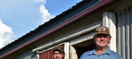 portrait of dairy farm owners