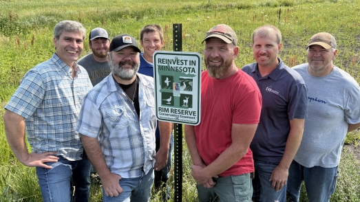 Group of people in field