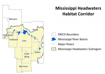 Mississippi Headwaters Map