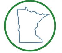 graphic showing outline of Minnesota